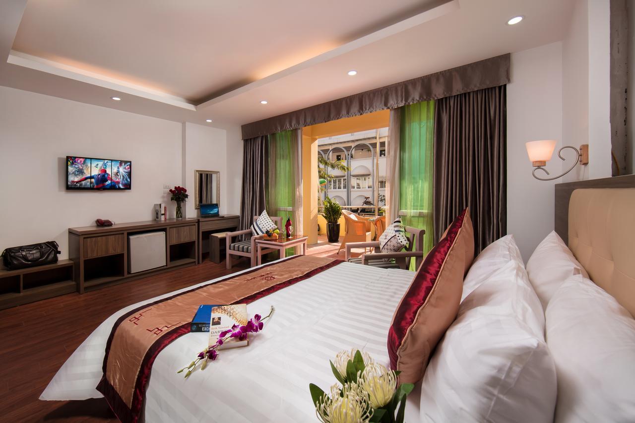 Van Mieu Hotel Hanoi Exterior foto