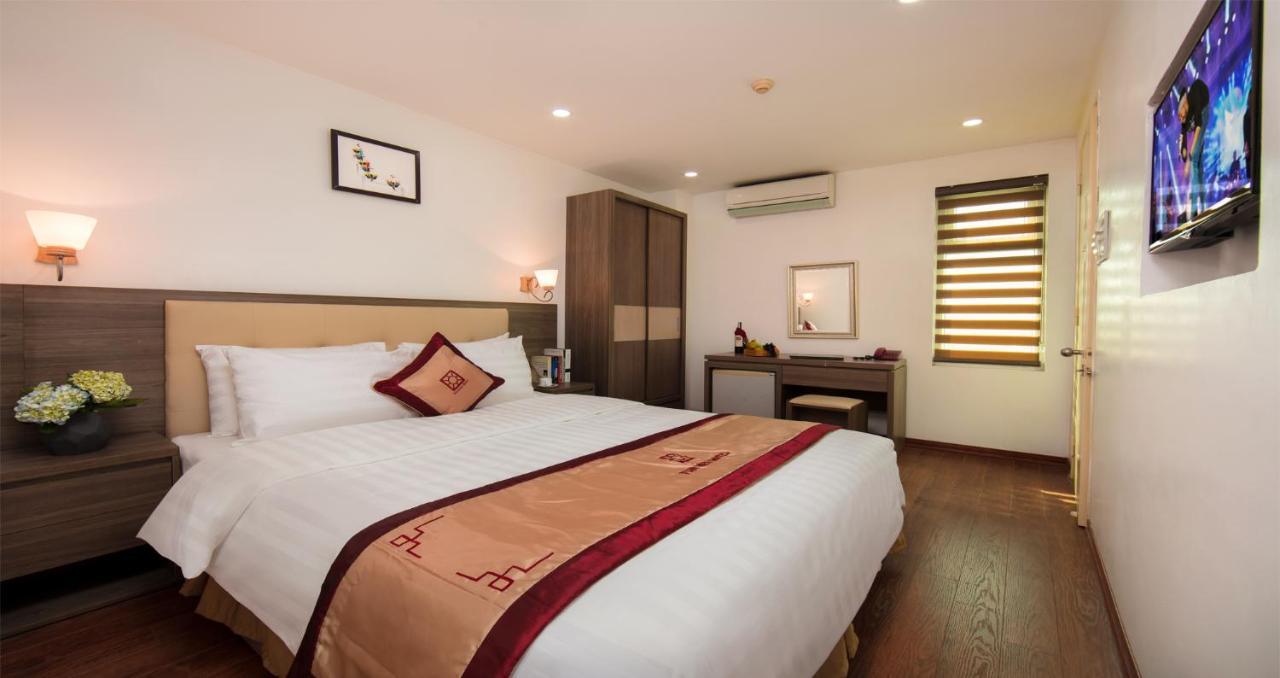 Van Mieu Hotel Hanoi Exterior foto